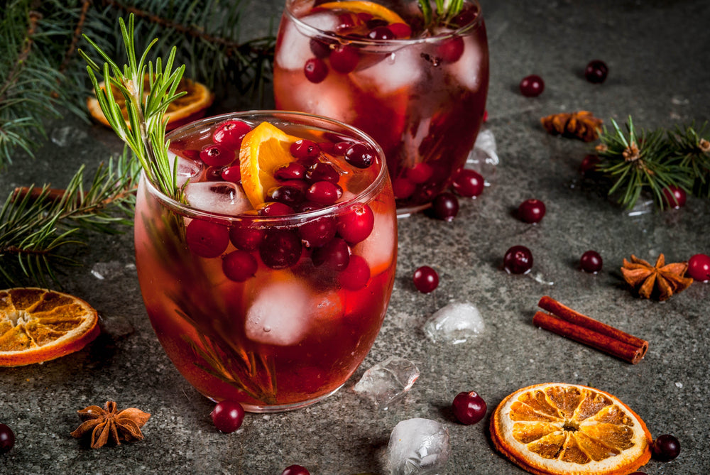 Festive Ultima Lemonade & Cranberry Holiday Punch