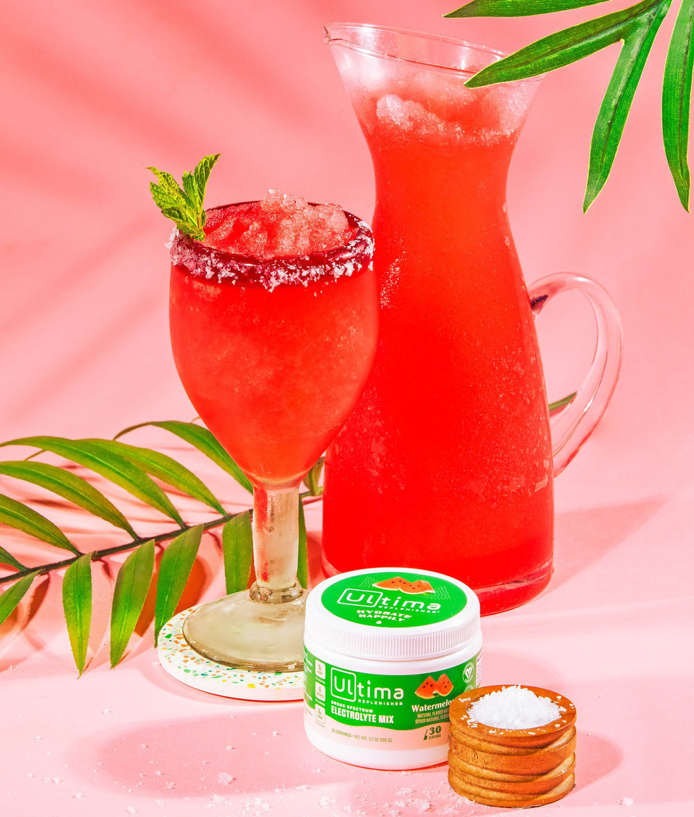 Frozen Low Sugar Watermelon Margarita