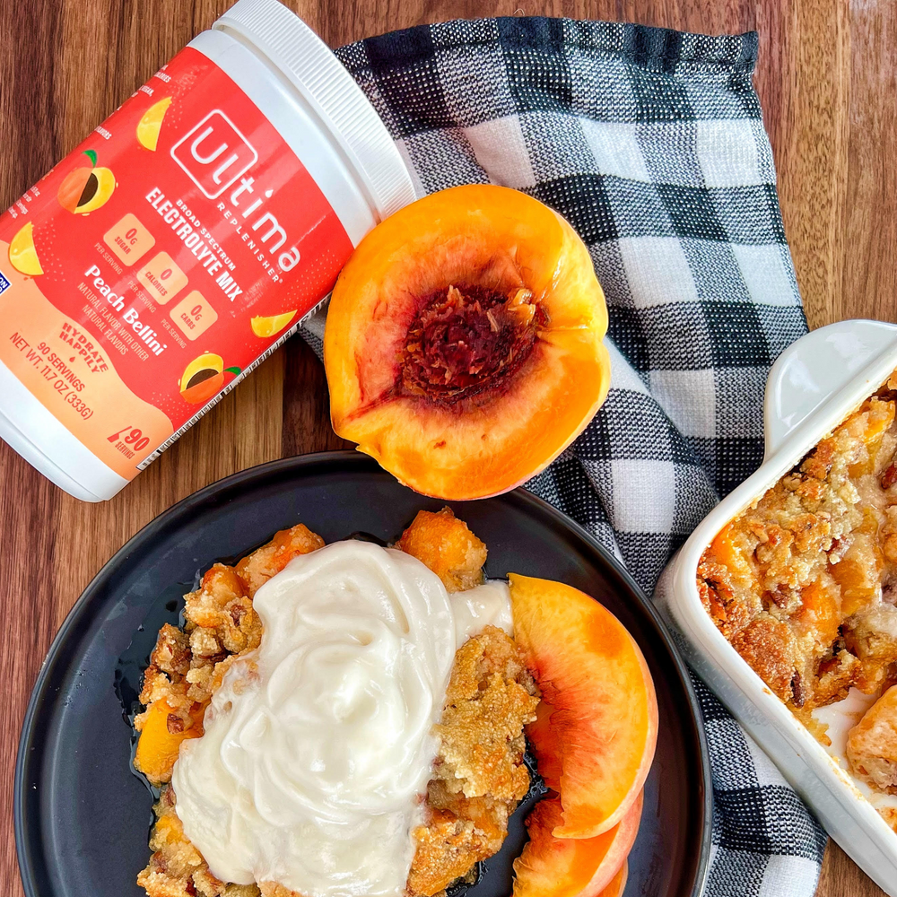 The Best Low-Carb Peach Cobbler Recipe