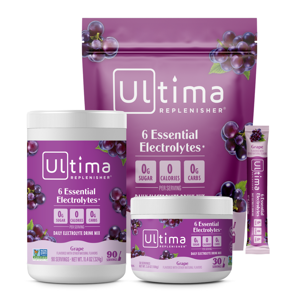 Grape electrolyte drink mix