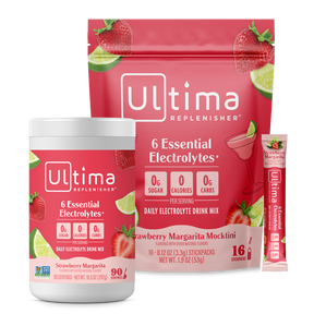 Ultima Replenisher Strawberry Margarita Mocktini electrolyte hydration Family Shot