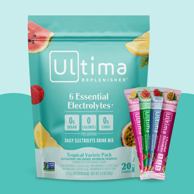 Ultima Replenisher Variety Pack electrolyte hydration powder