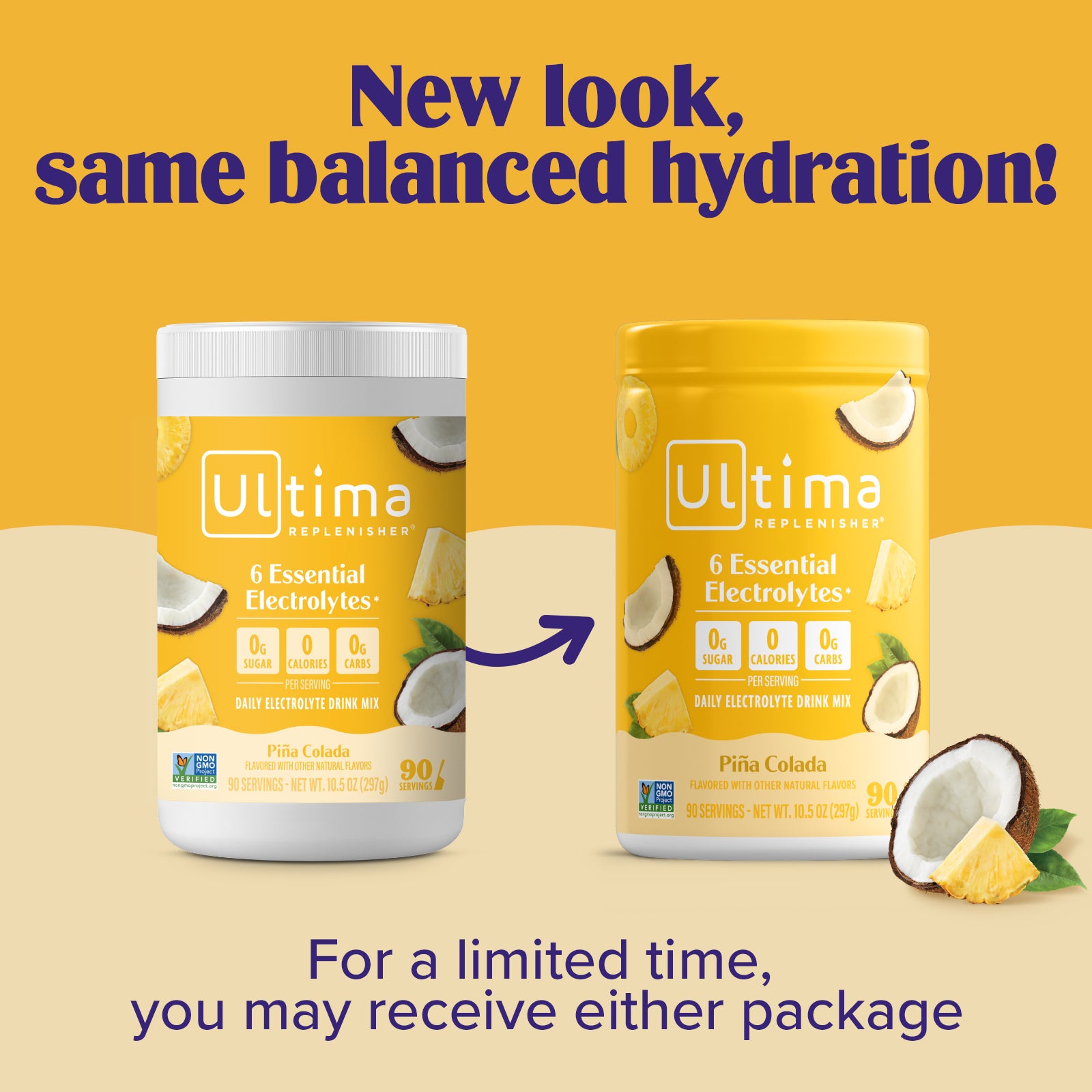 Piña Colada Mocktini electrolyte drink mix - Ultima Replenisher