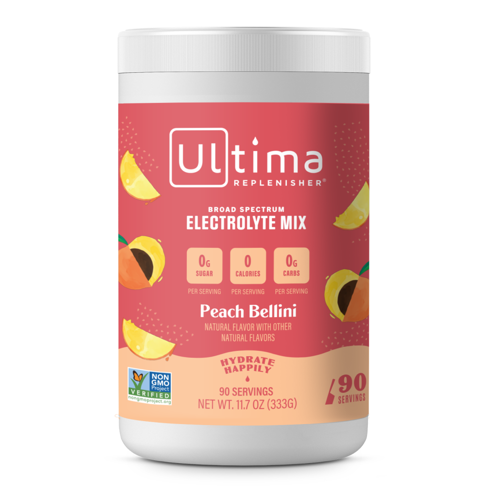 Peach Bellini Mocktini electrolyte drink mix