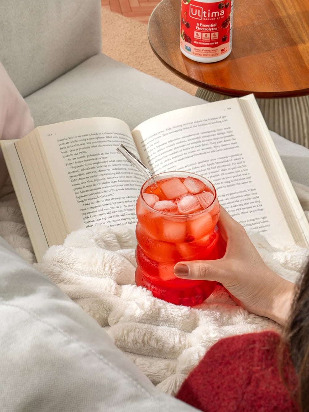 Ultima Cherry Pom Mocktail