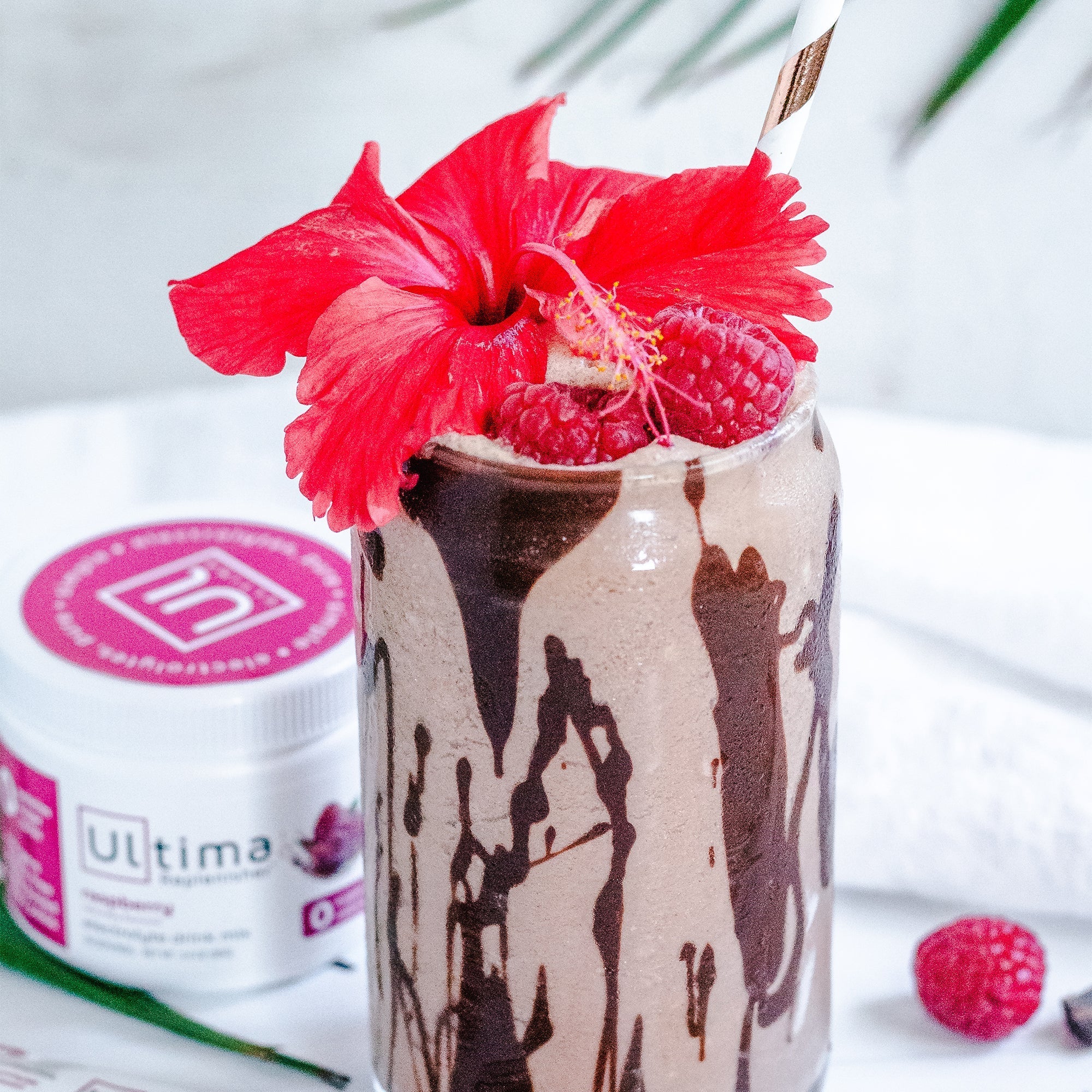 Pink Aloha Frozen Hot Chocolate