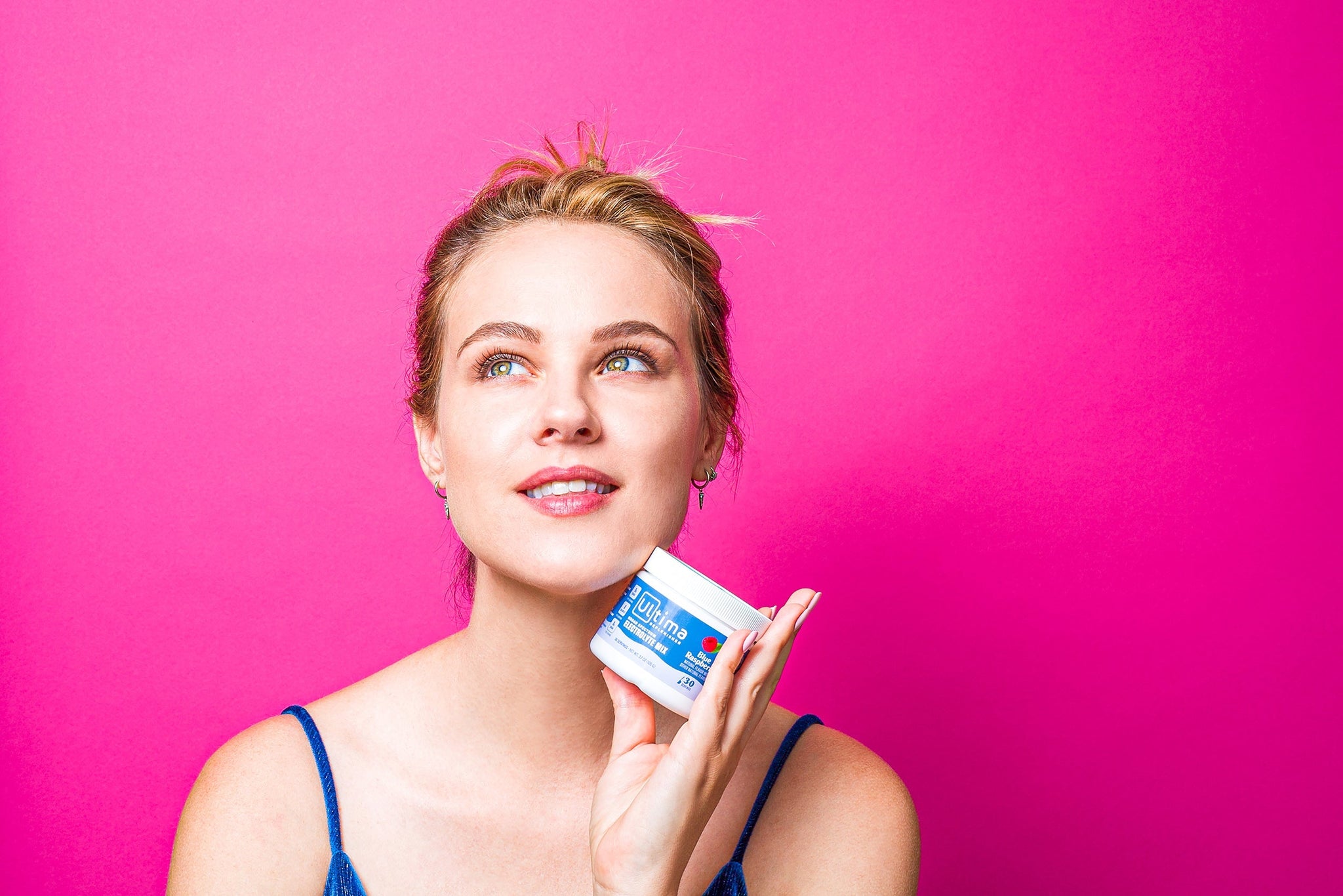 woman with hydrated skin