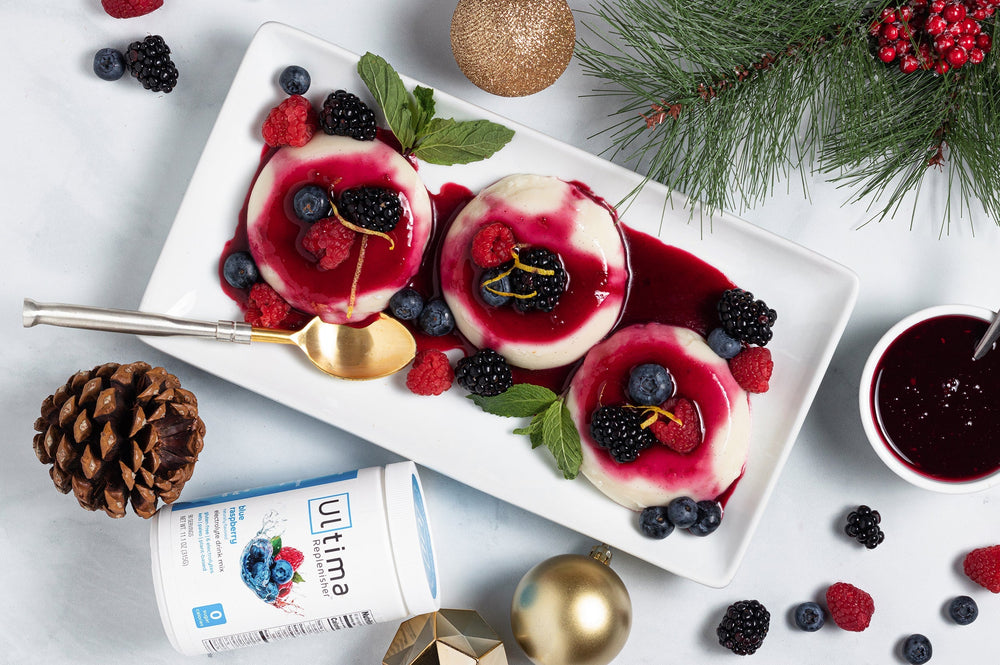 Mixed Berry Panna Cotta (Gluten-Free, Vegan, Low Carb, Keto-Friendly)