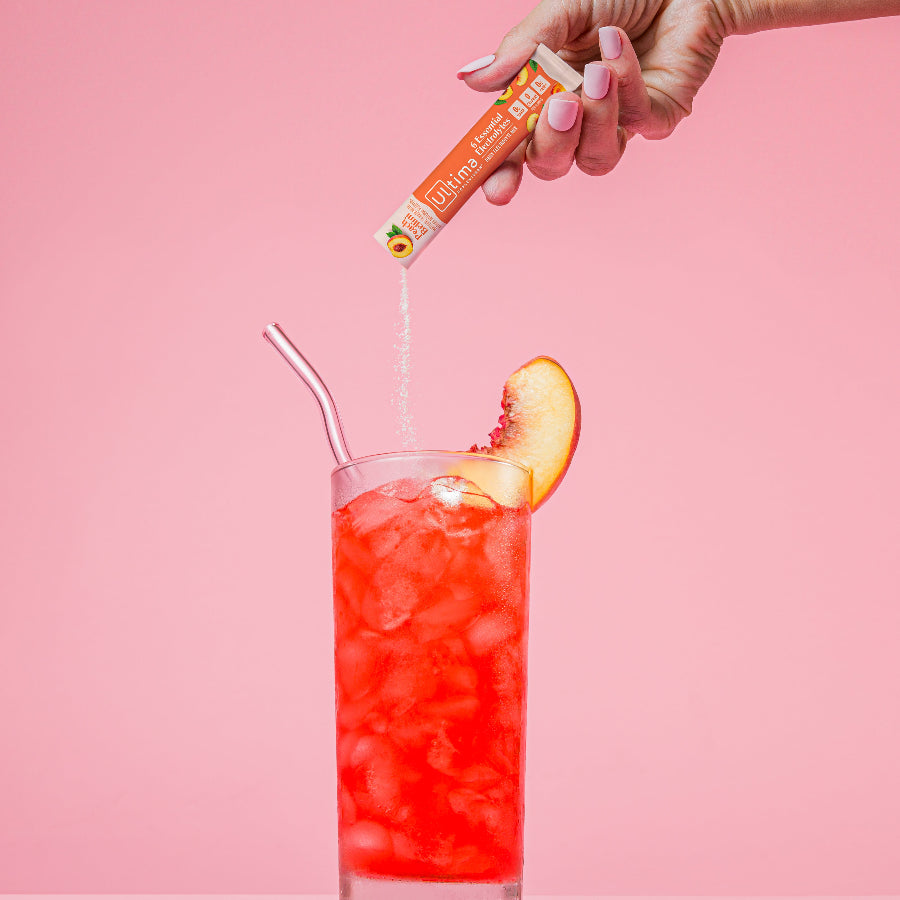 Ultima Fresh Peach Bellini Mocktail