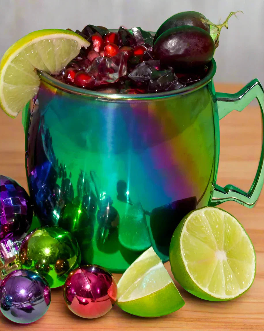Ultima Grape Rosemary Moscow Mule Holiday Cocktail