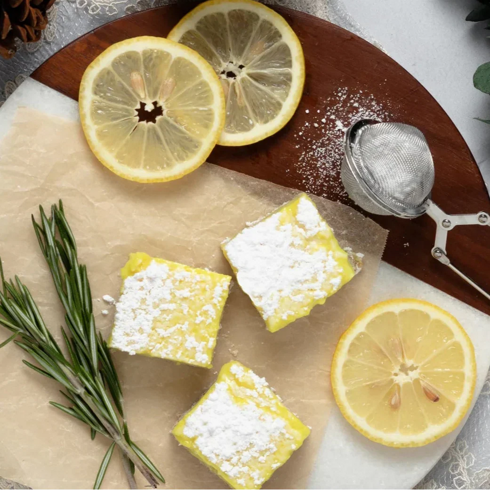 Ultima Rosemary Lemon Bars