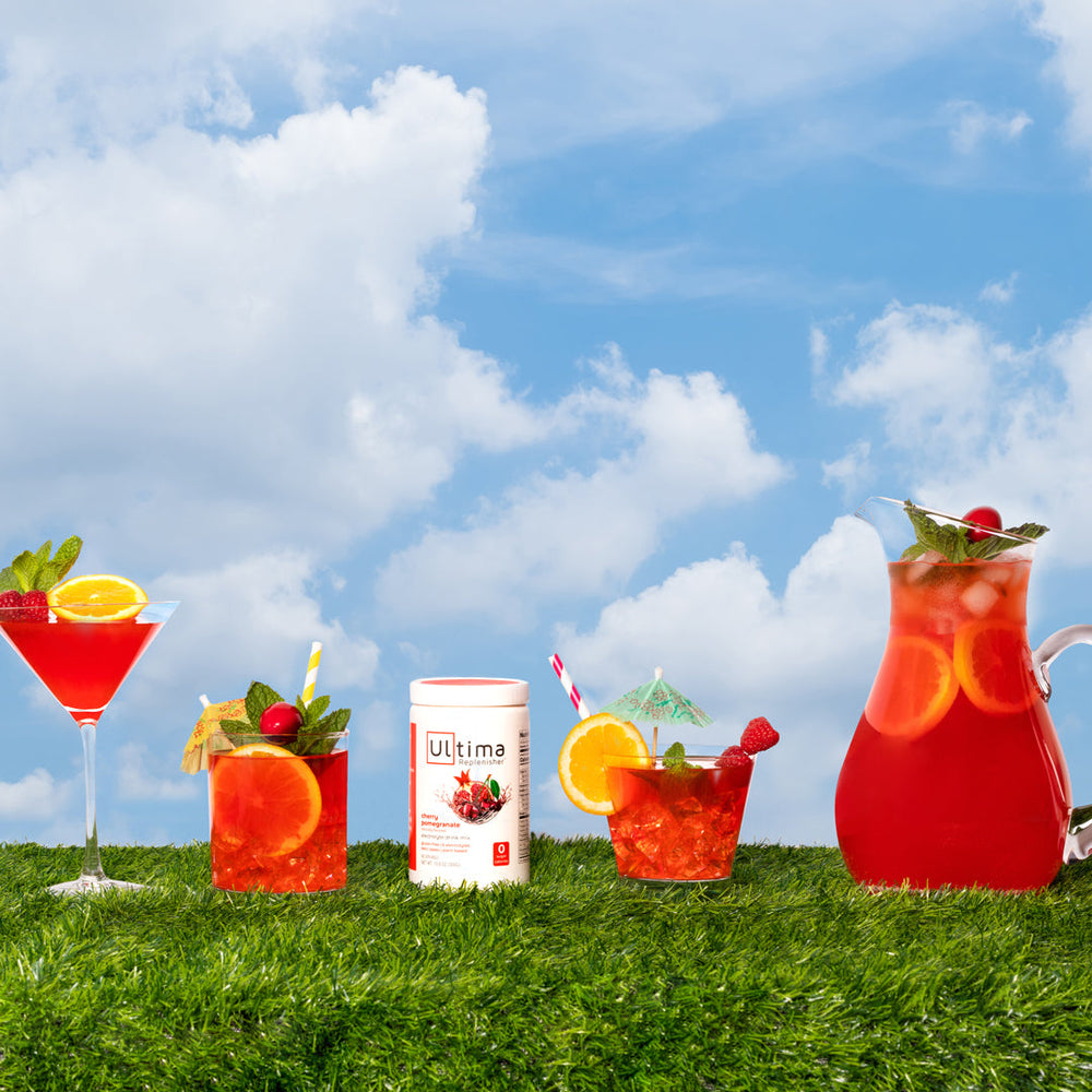 Cherry Pomegranate Spiked Punch