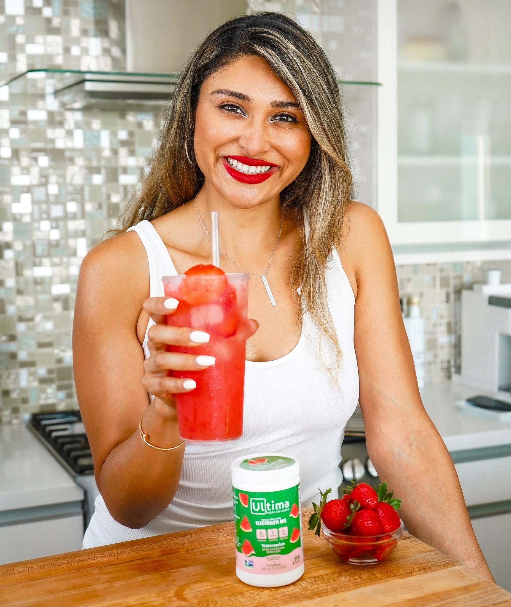 Watermelon Strawberry Agua Fresca Recipe with Mayra Arias