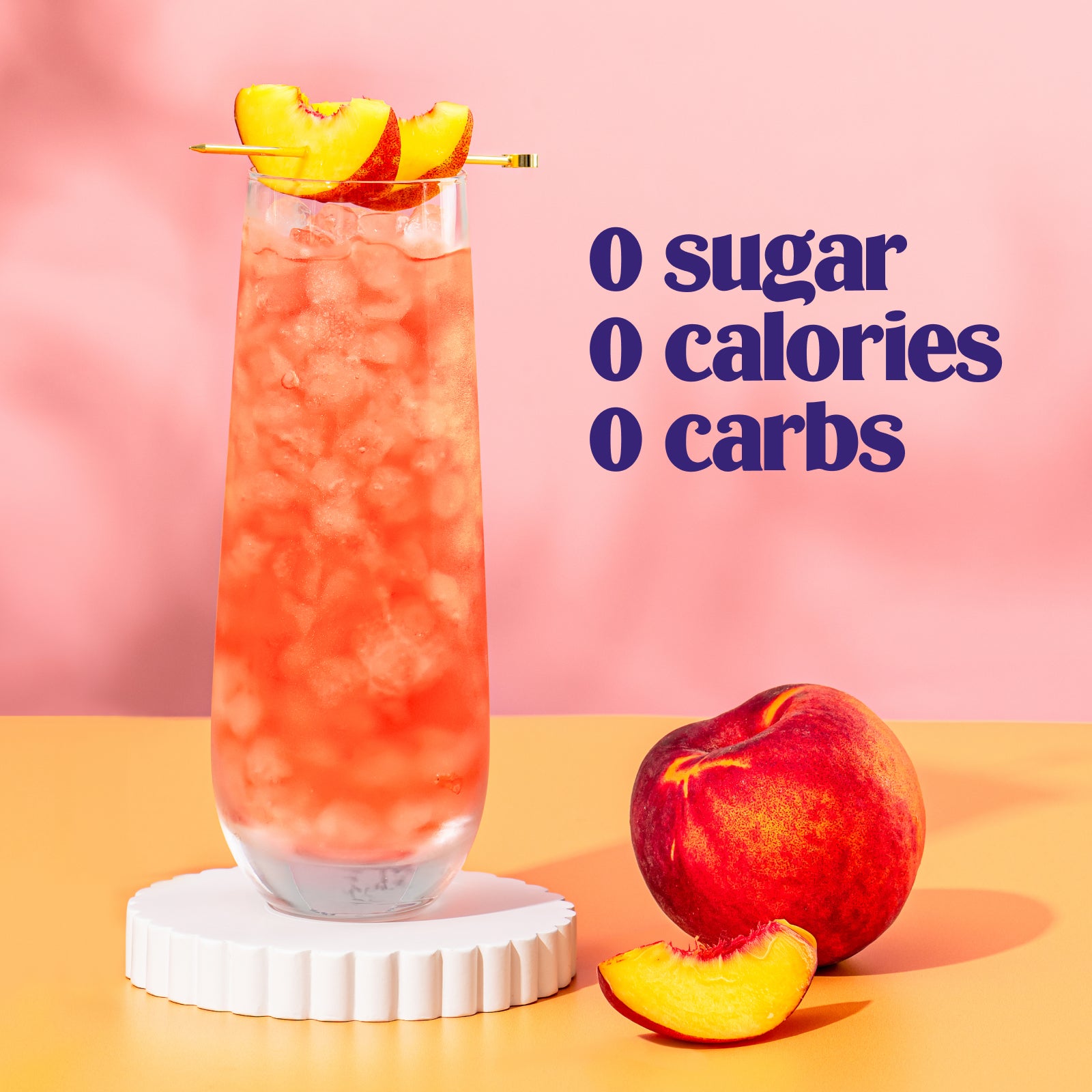 Ultima Replenisher Peach Bellini electrolyte hydration powder lifestyle glass, drink, fruit and 000