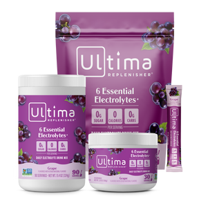 Ultima Replenisher Grape electrolyte hydration powder