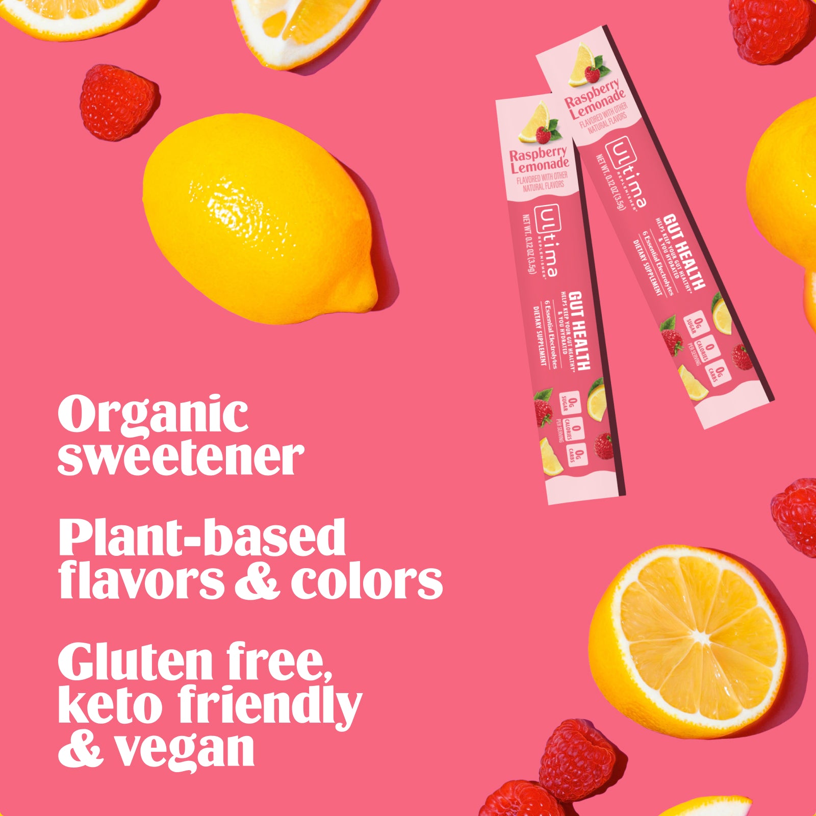 Ultima Replenisher Gut Health Pack electrolyte hydration powder pouch RTB