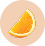 Orange fruit icon