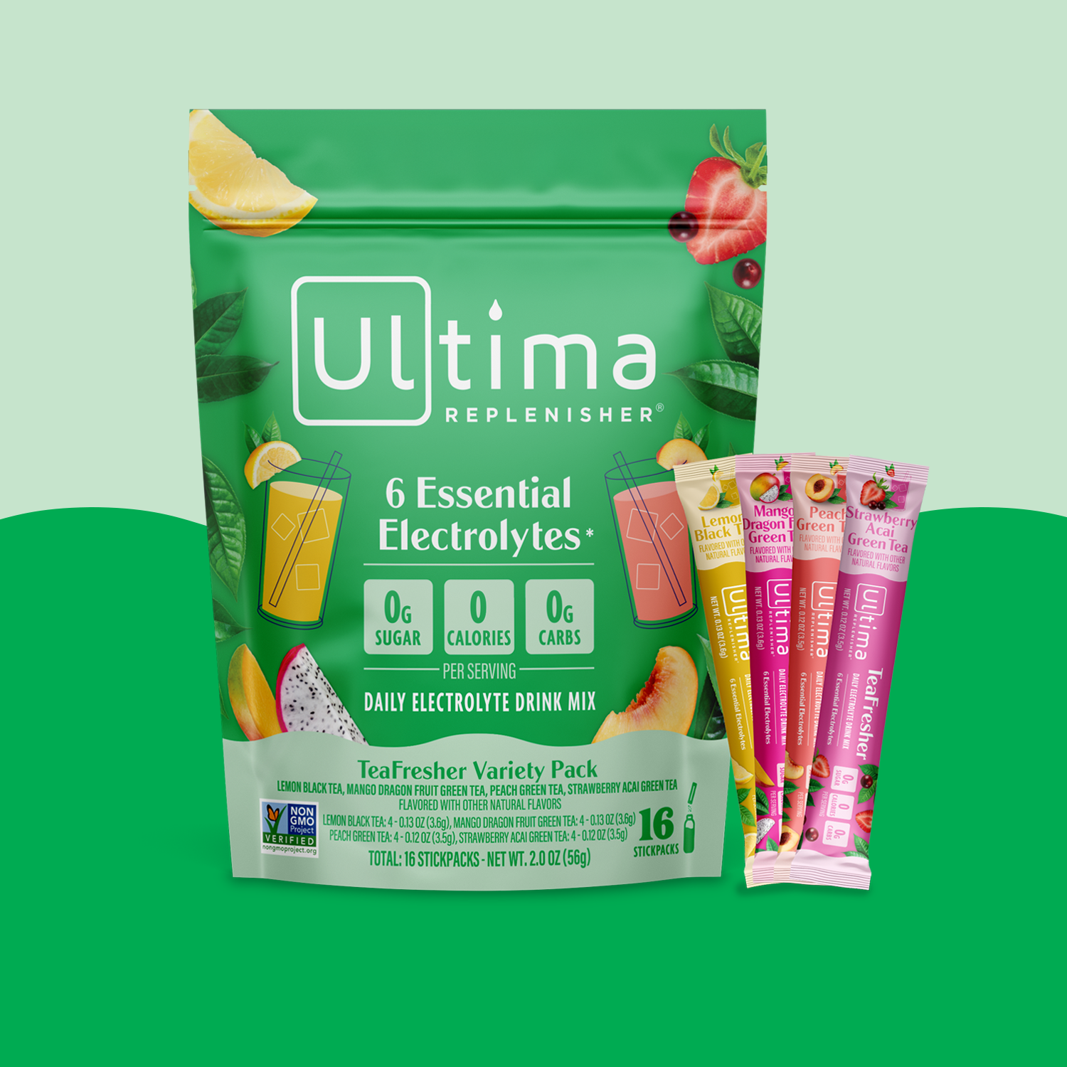 Ultima Replenisher TeaFresher Variety Pack electrolyte hydration powder 2