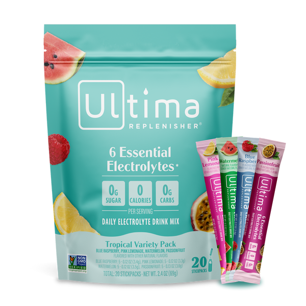 Ultima Replenisher Variety Pack electrolyte hydration powder