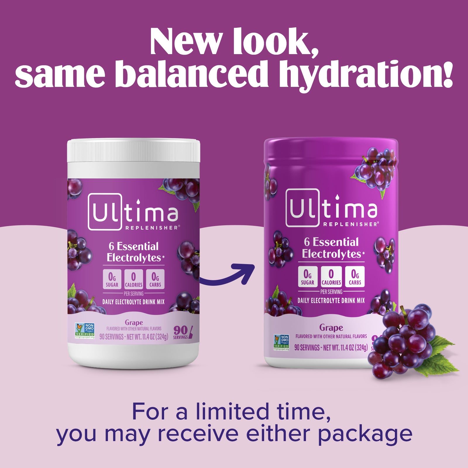 Grape electrolyte drink mix - Ultima Replenisher
