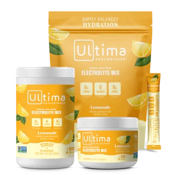 Ultima Lemonade electrolyte drink mix