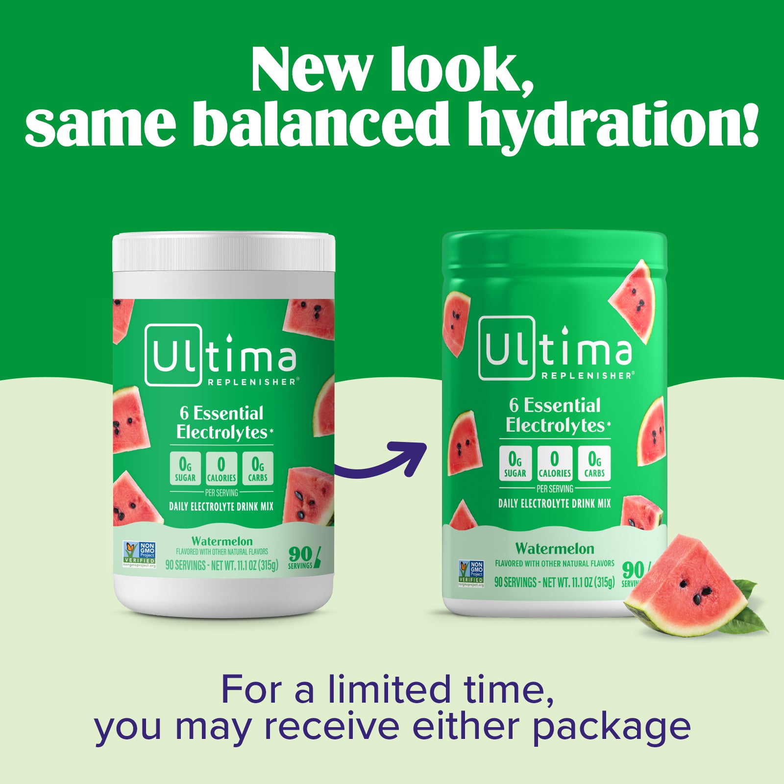 Watermelon electrolyte drink mix - Ultima Replenisher