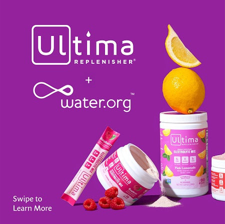 Ultima plus water.org Instagram post