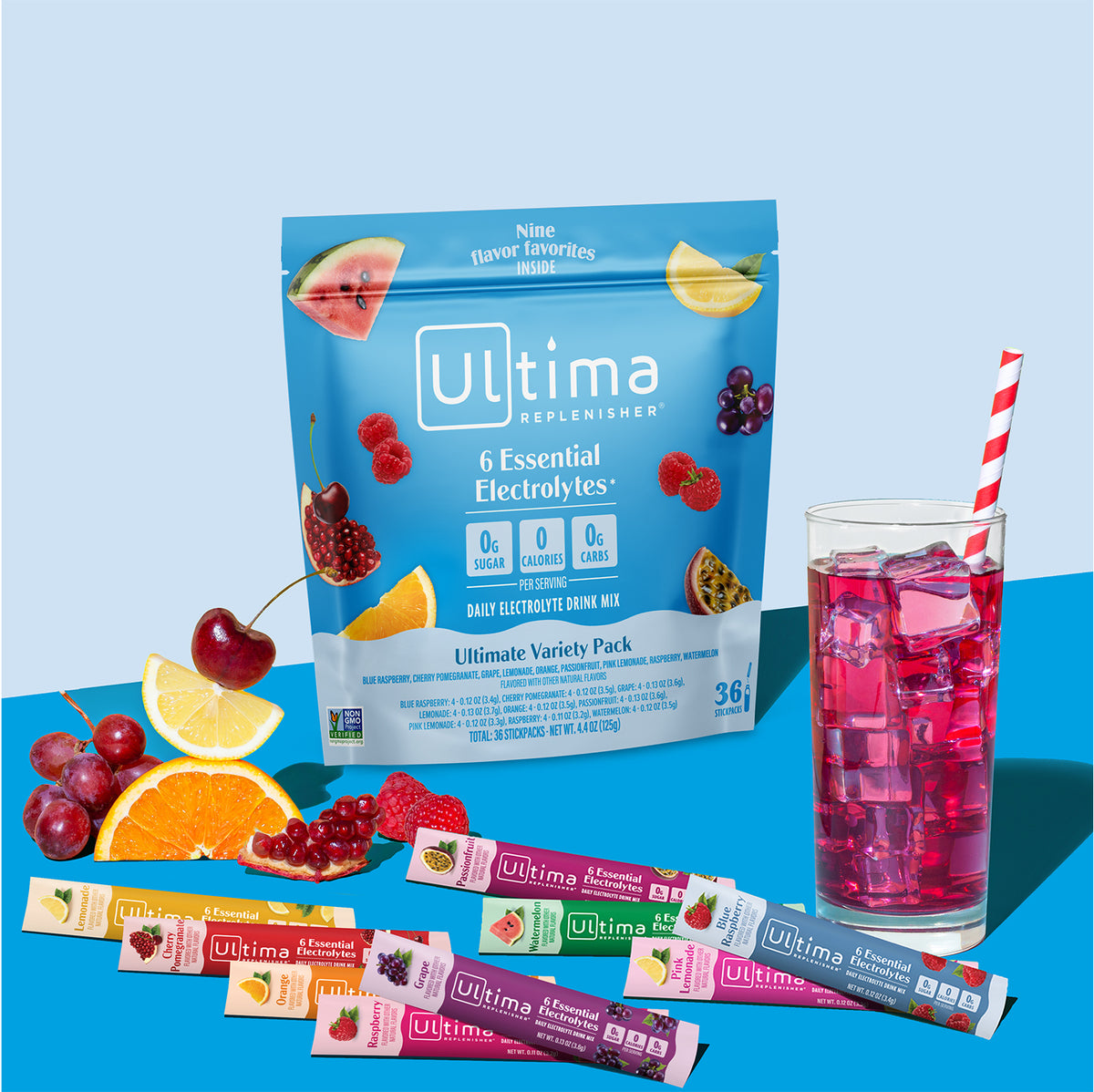 Ultimate Variety pack Daily Electrolyte Drink Mix — Ultima Replenisher