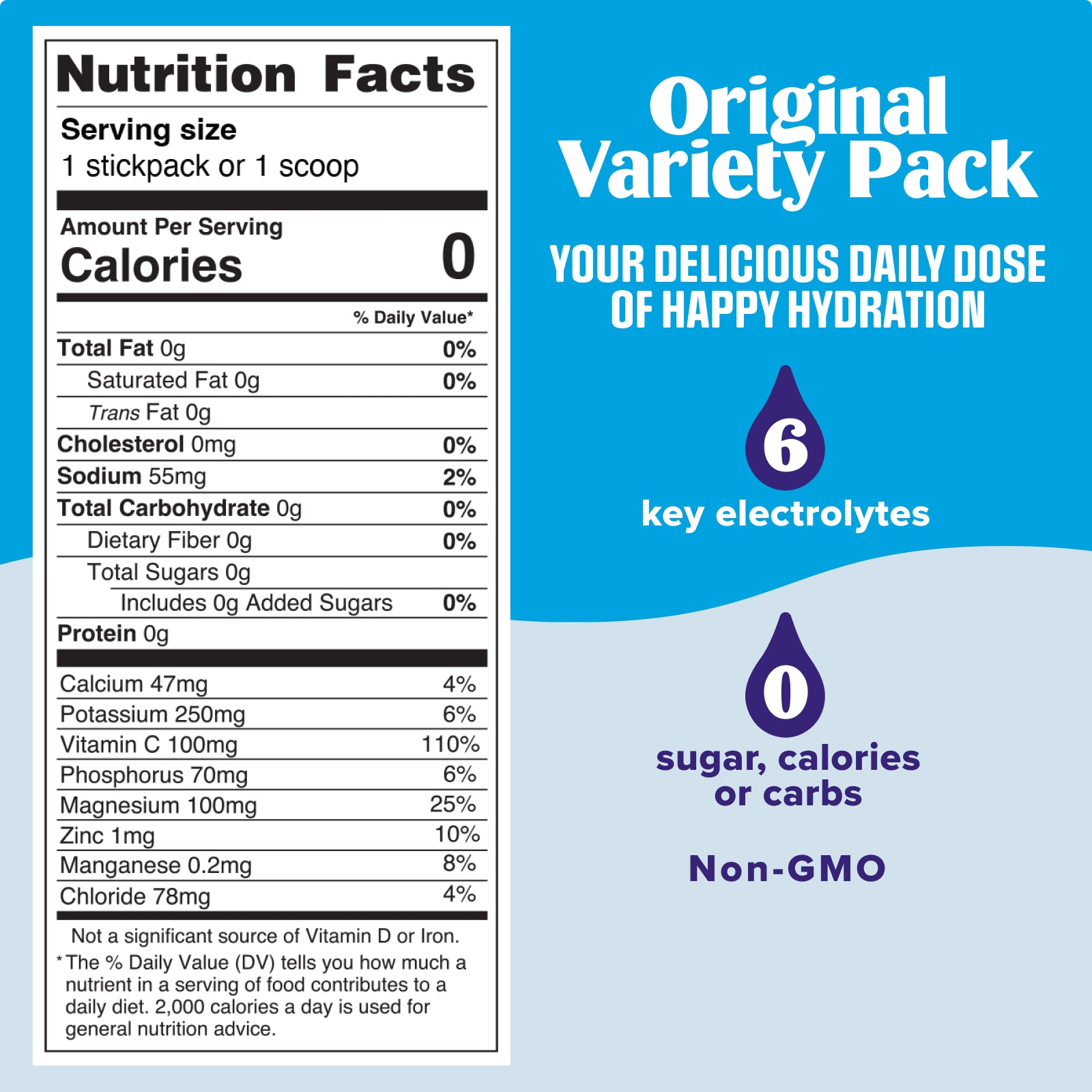 Ultima Replenisher electrolyte hydration powder ingredients and nutrition facts